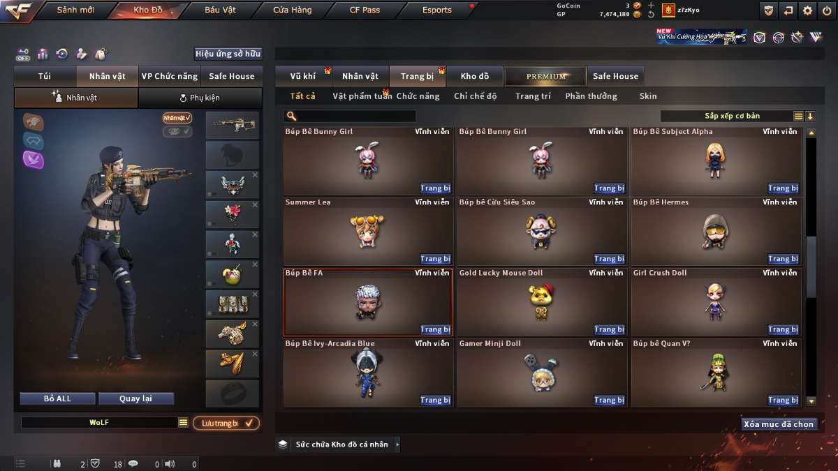 shop acc cf uy tin gia re